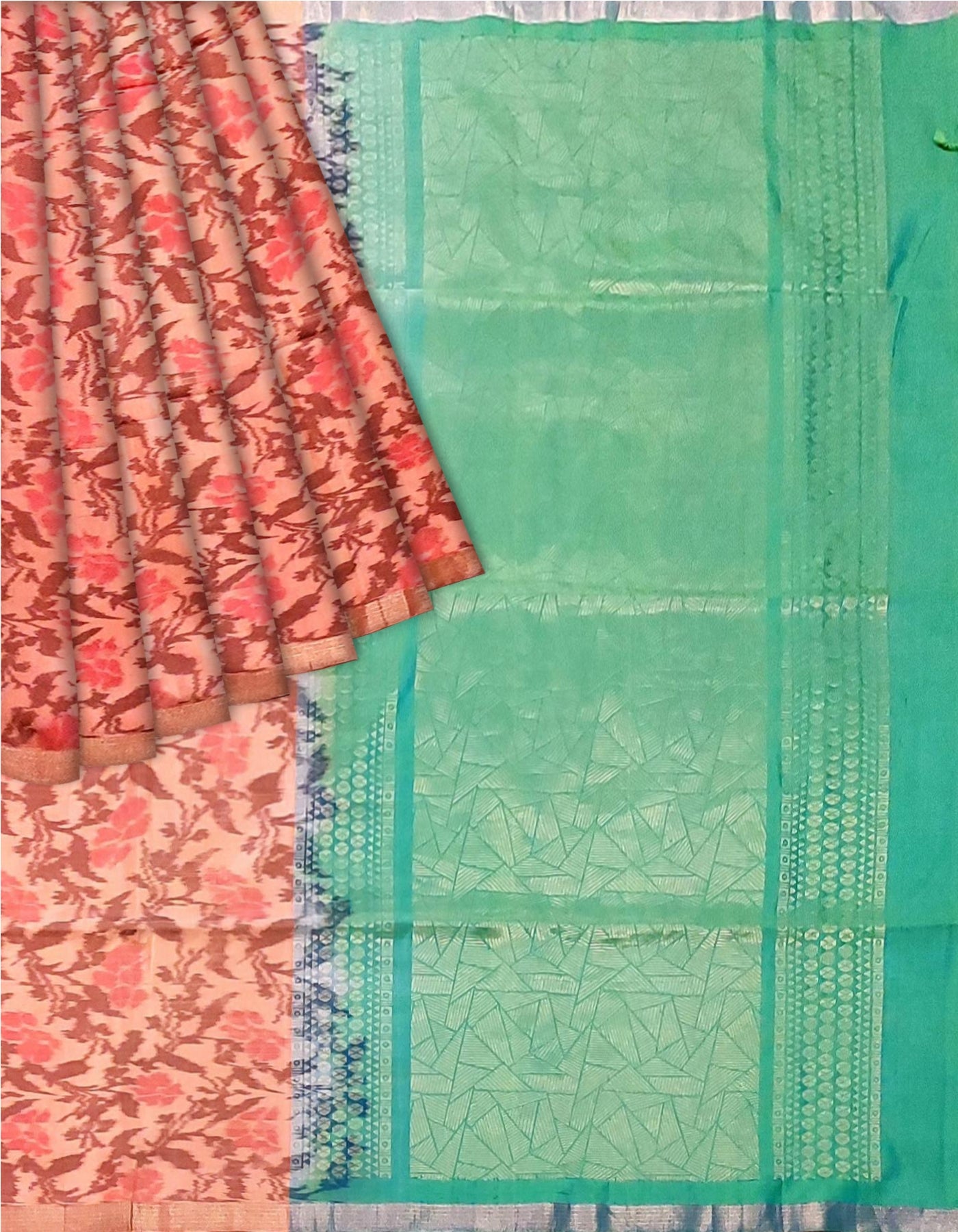 Pure Silk Ikkat Saree