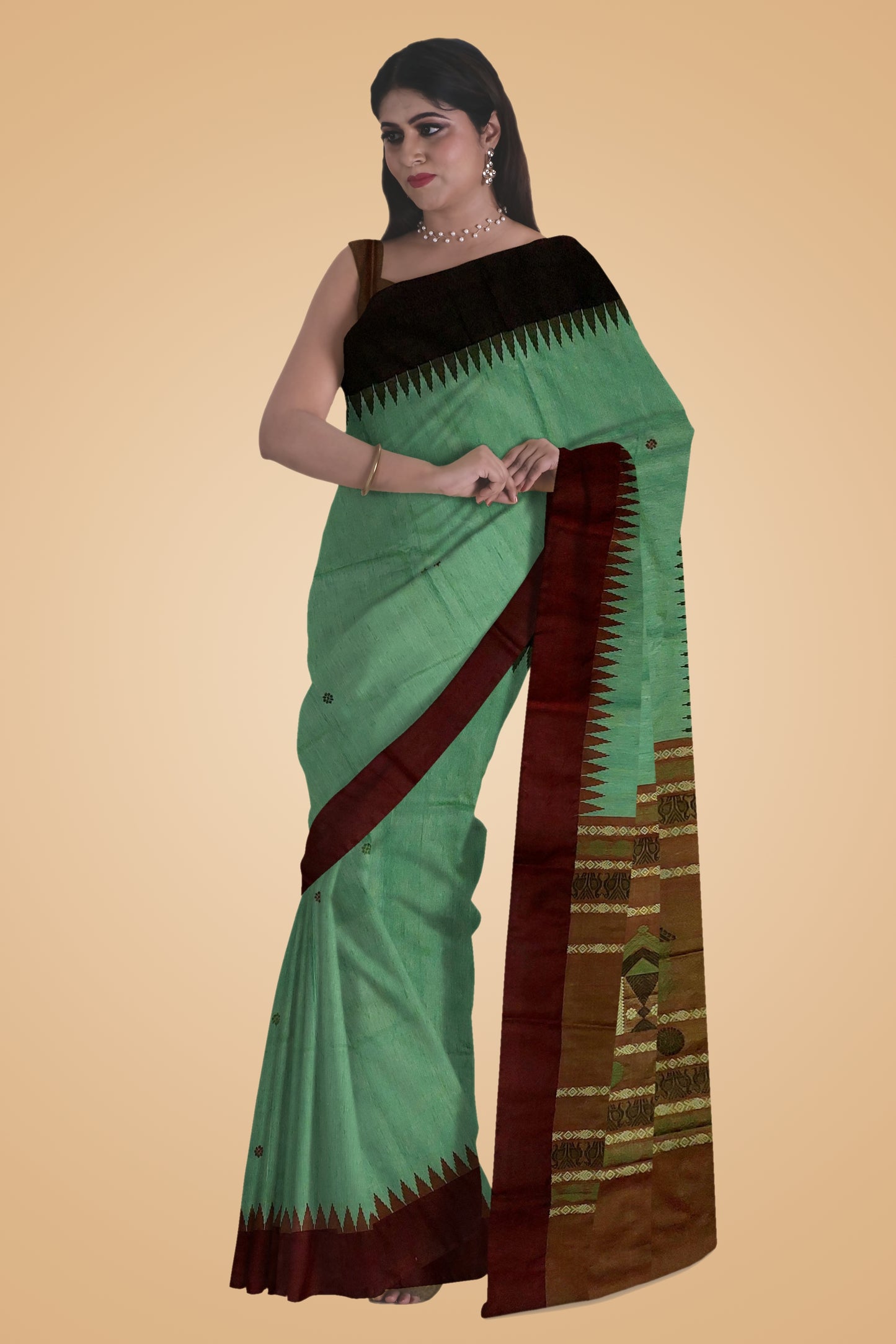 Dolaberi Tussar Silk Saree