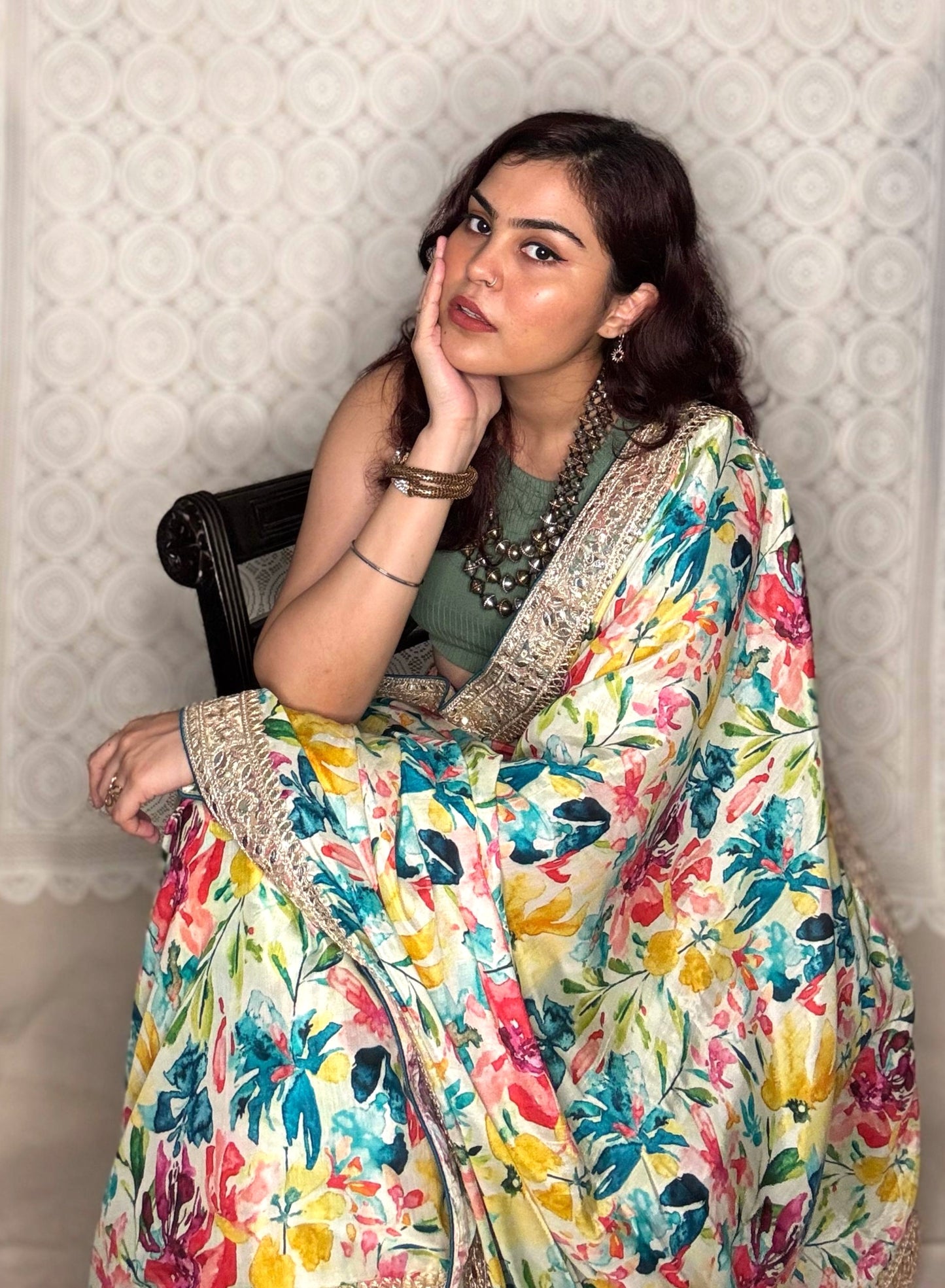 Multi Colour Mul Silk