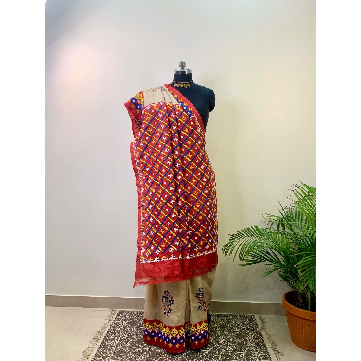 Gujrati Stitch Sarees