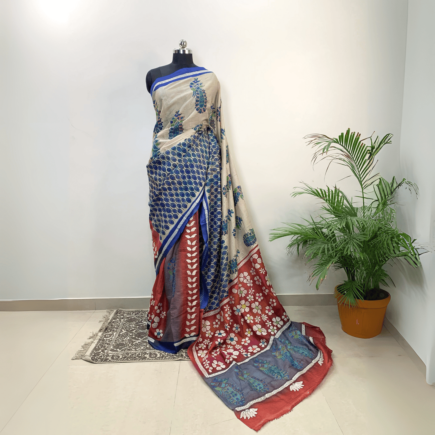Kantha Stitch Sarees - Aananda Collections