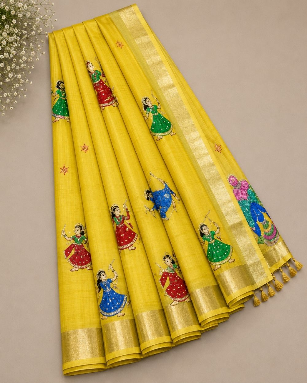 Linen Sarees - Aananda Collections