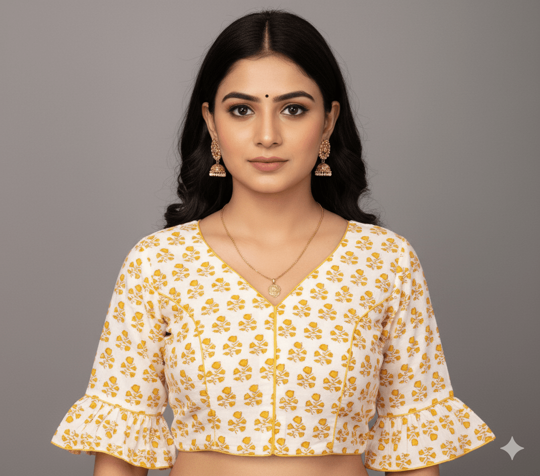 Printed Cotton Blouses - Aananda Collections