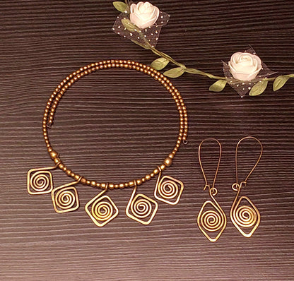 Handcrafted Dokra/Brass Necklace & Earring Set