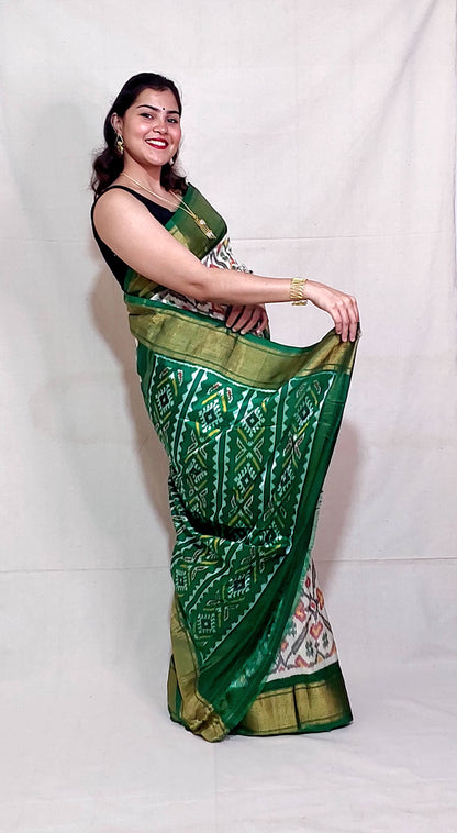 Pure Silk Ikkat Saree
