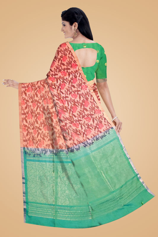 Pure Silk Ikkat Saree