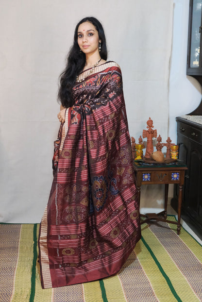 Pure Silk  Sambalpuri Saree