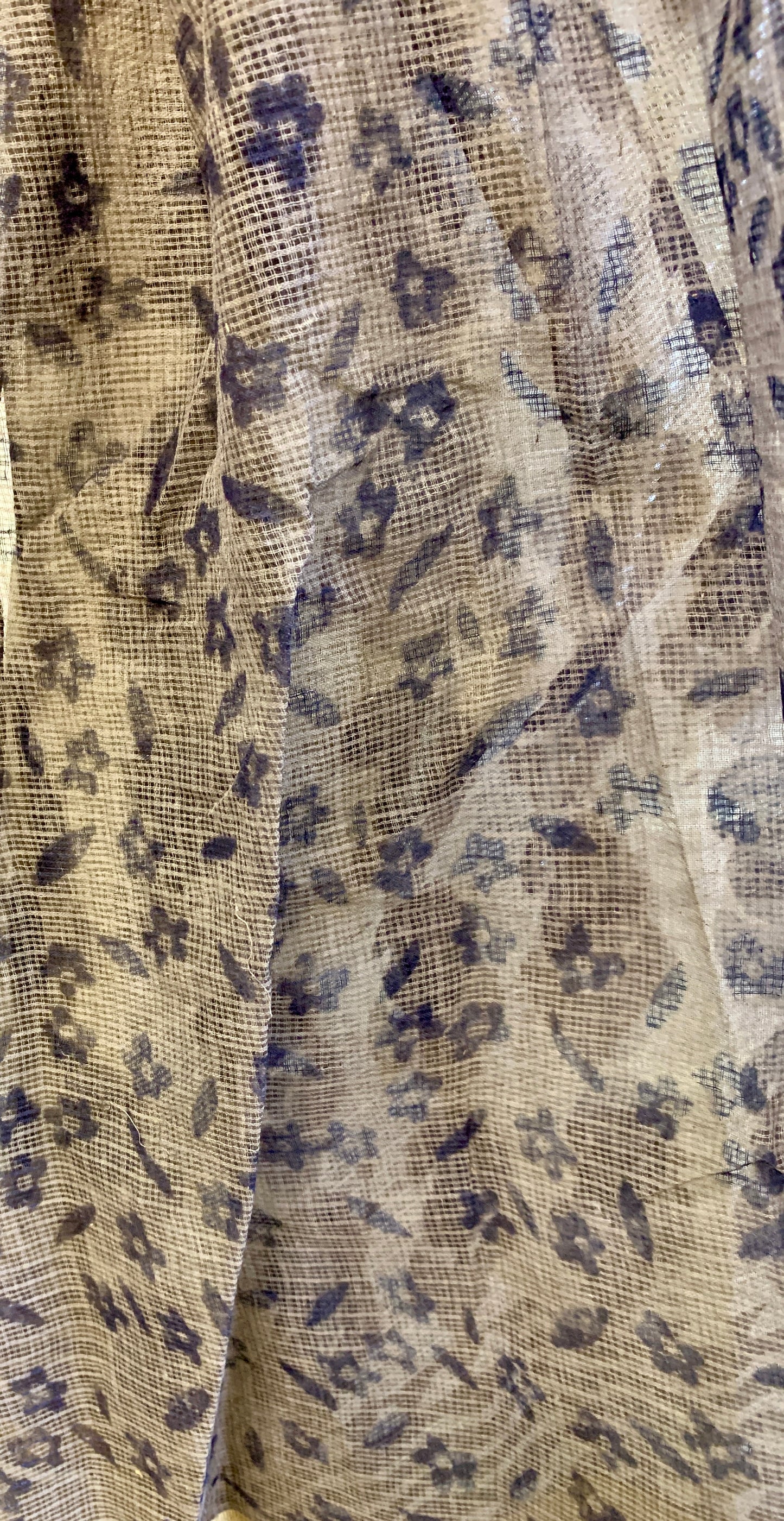 Salt and Pepper Colour Bagru Cotton Kota