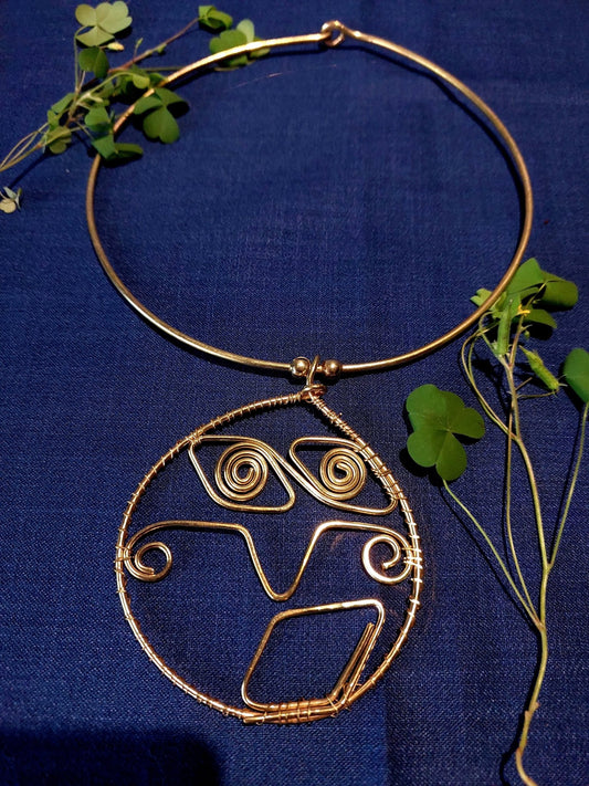 Dokra Hansuli -Jewellery- Aananda Collections