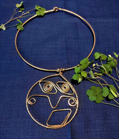 Dokra Hansuli -Jewellery- Aananda Collections