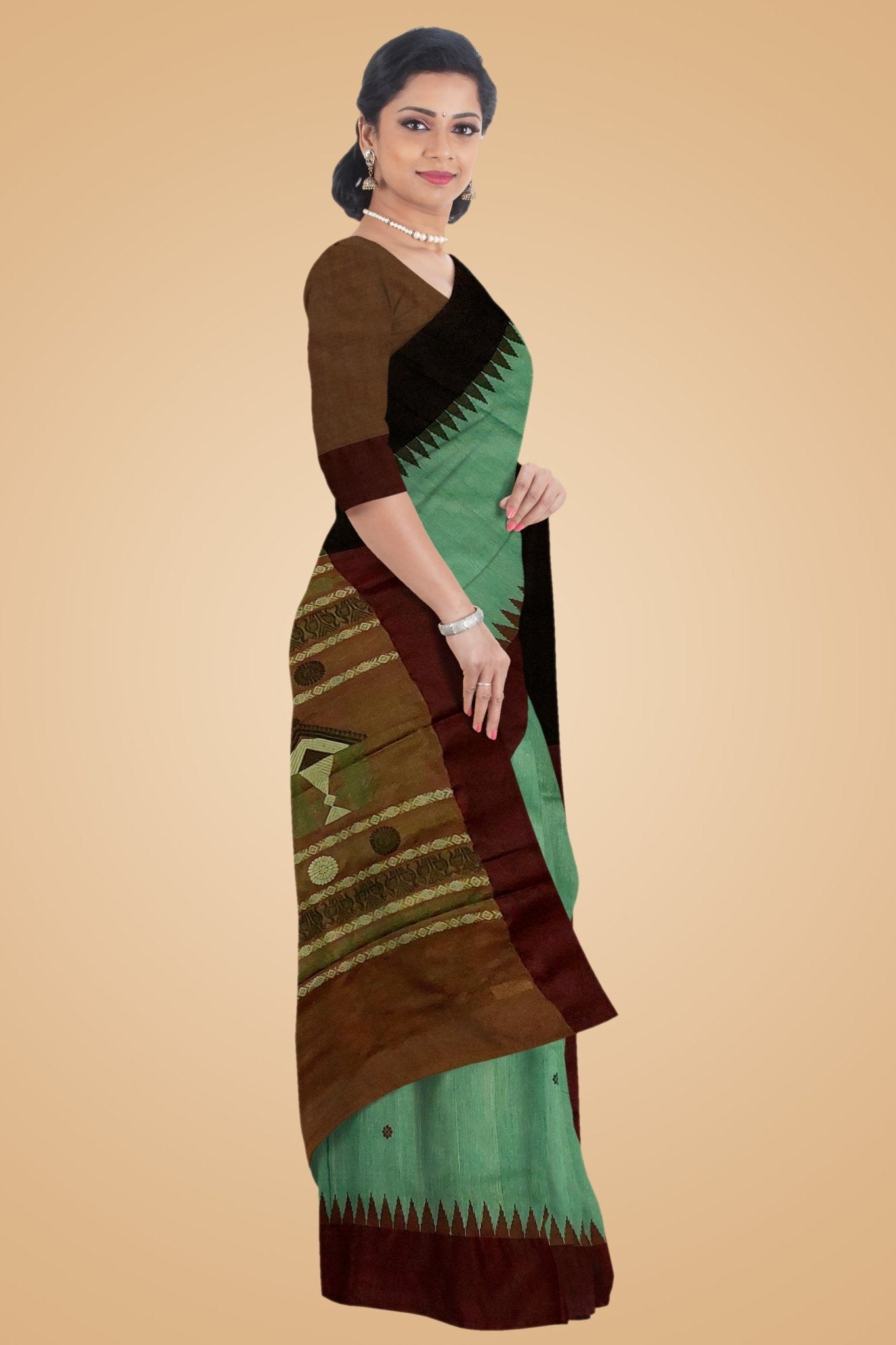 Dolaberi Tussar Silk Saree -Handloom Sarees- Aananda Collections