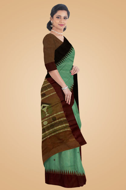 Dolaberi Tussar Silk Saree -Handloom Sarees- Aananda Collections