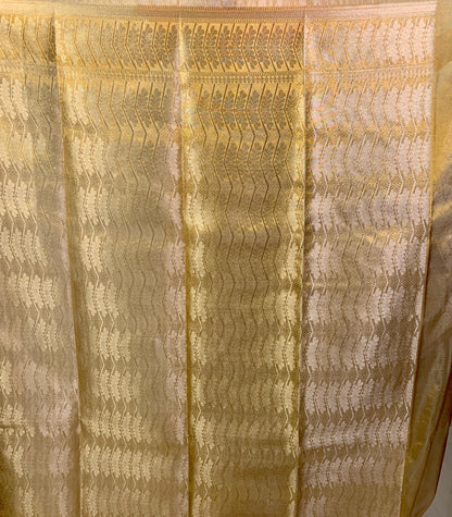 Golden Tissue Silk Saree -Powerloom Sarees- Aananda Collections