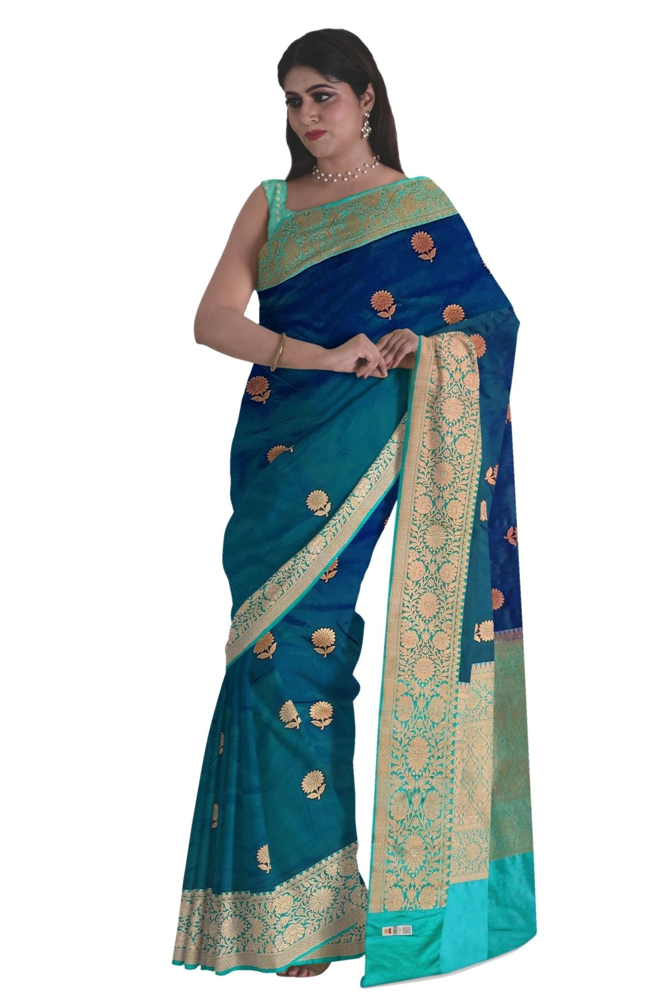 Pure Silk Banarasi Saree -Handloom Sarees- Aananda Collections