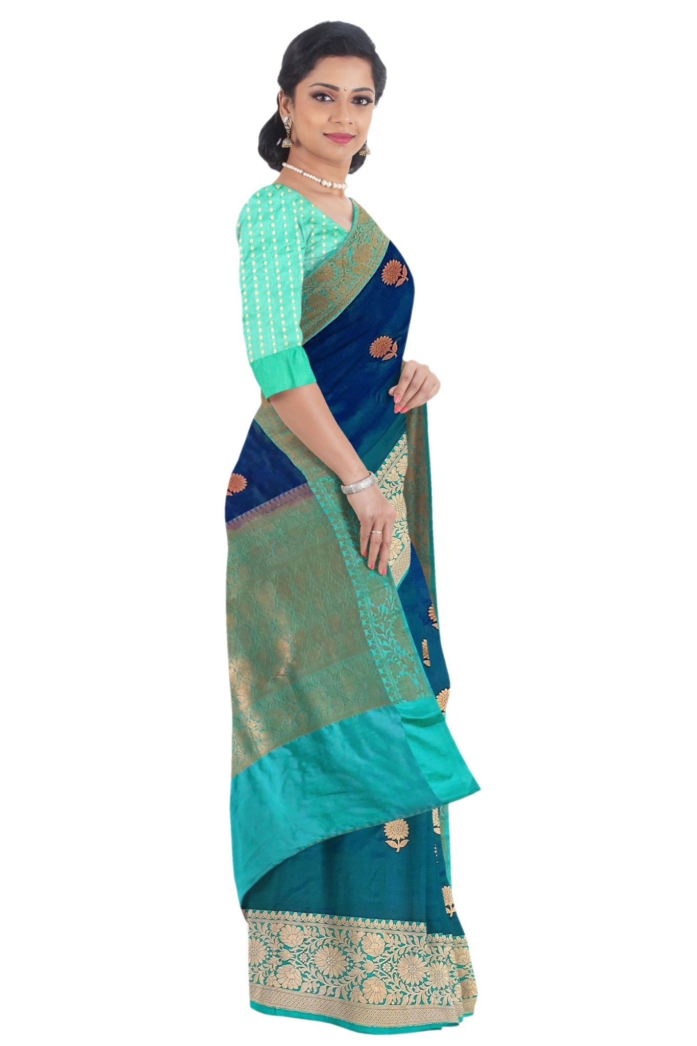 Pure Silk Banarasi Saree -Handloom Sarees- Aananda Collections