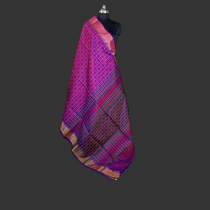 Purple Kalakshetra Katan Silk Saree -Handloom Sarees- Aananda Collections