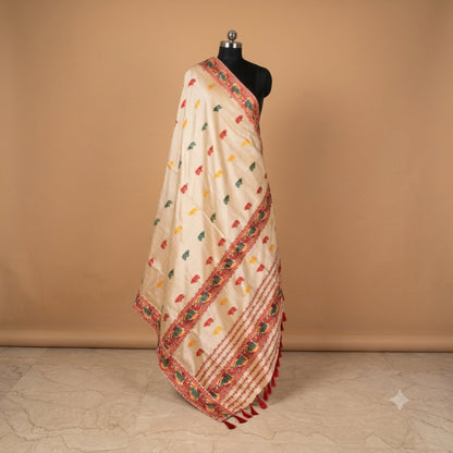 Red Art Silk Saree -Powerloom Sarees- Aananda Collections